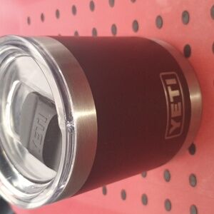 YETI Stainless Steel and Black Tumbler